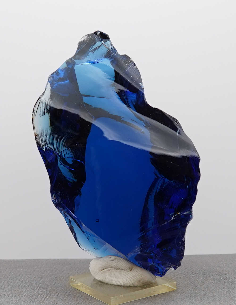 *Limited Time Special 20% Off!* Gem Elestial Sapphire "Heart" Monatomic Andara Crystal 316.9 g. - Image 2
