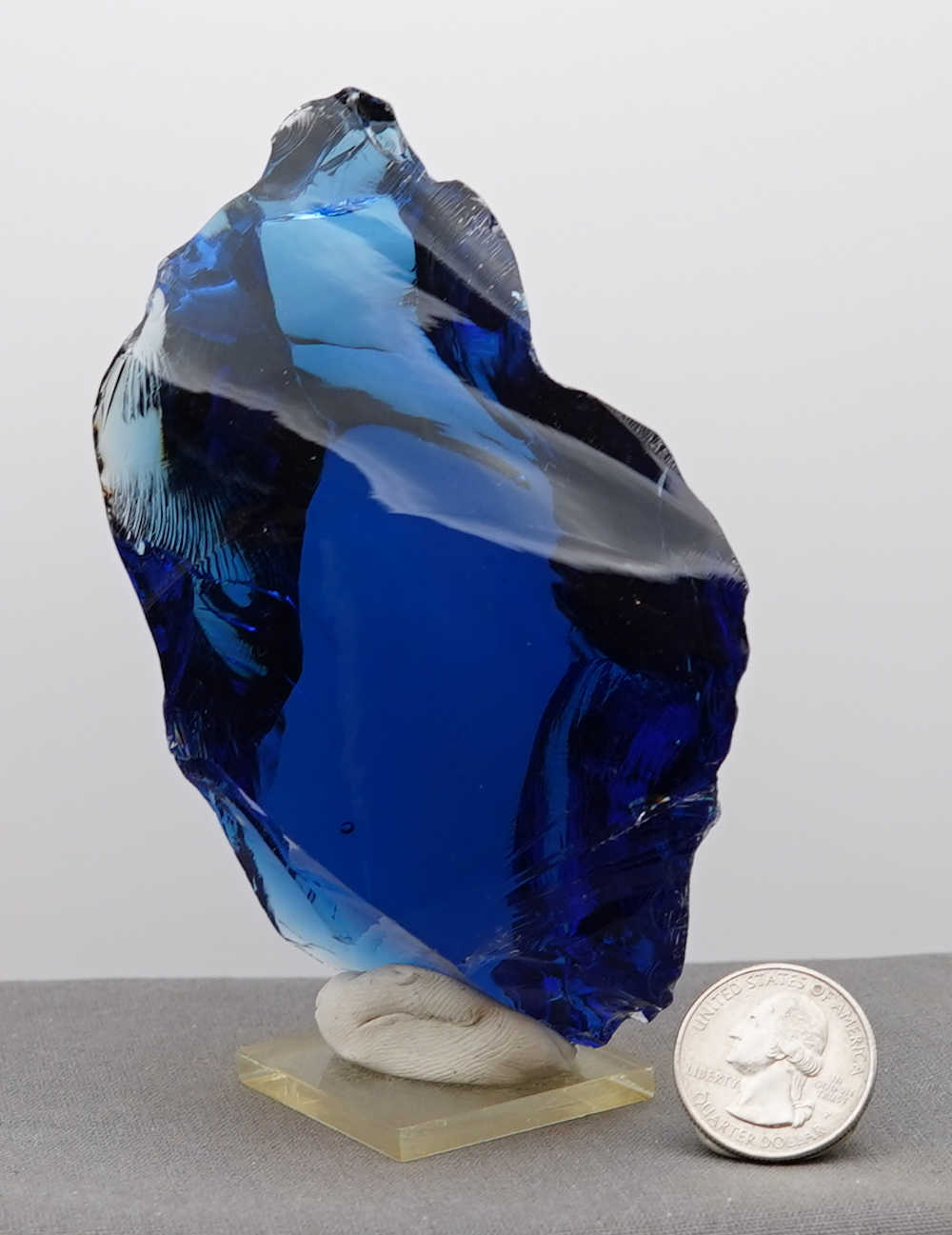 *Limited Time Special 20% Off!* Gem Elestial Sapphire "Heart" Monatomic Andara Crystal 316.9 g. - Image 13