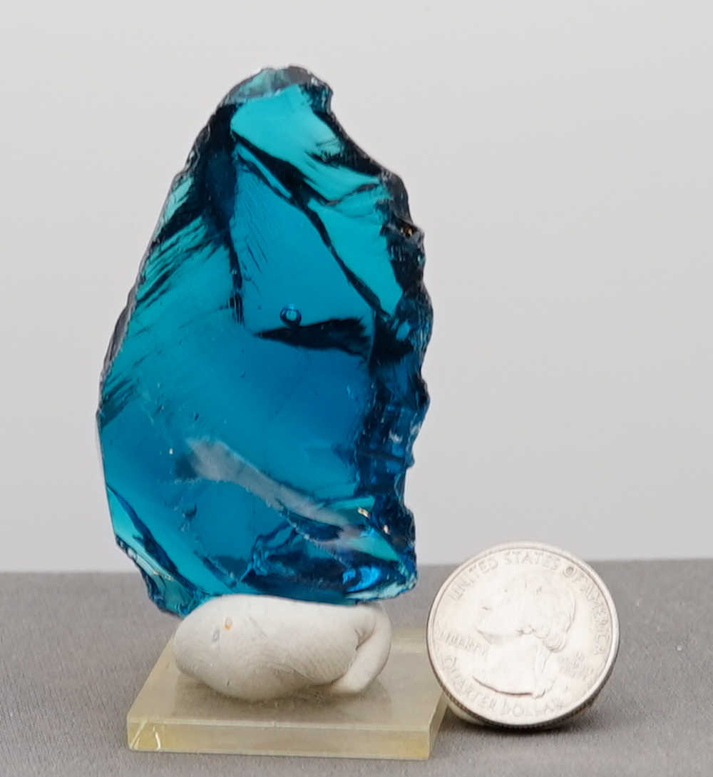 Rare Gem Elestial Starlight Sapphire with bubble Monatomic Andara Crystal 61.7 g. - Image 8