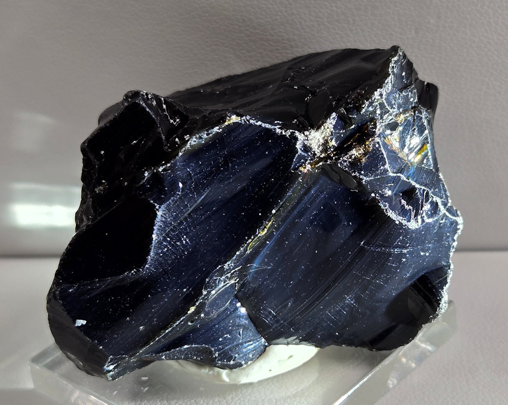 Rare Multi Iridium Black/Earth Shaman Monatomic Andara Crystal 60.9 g.