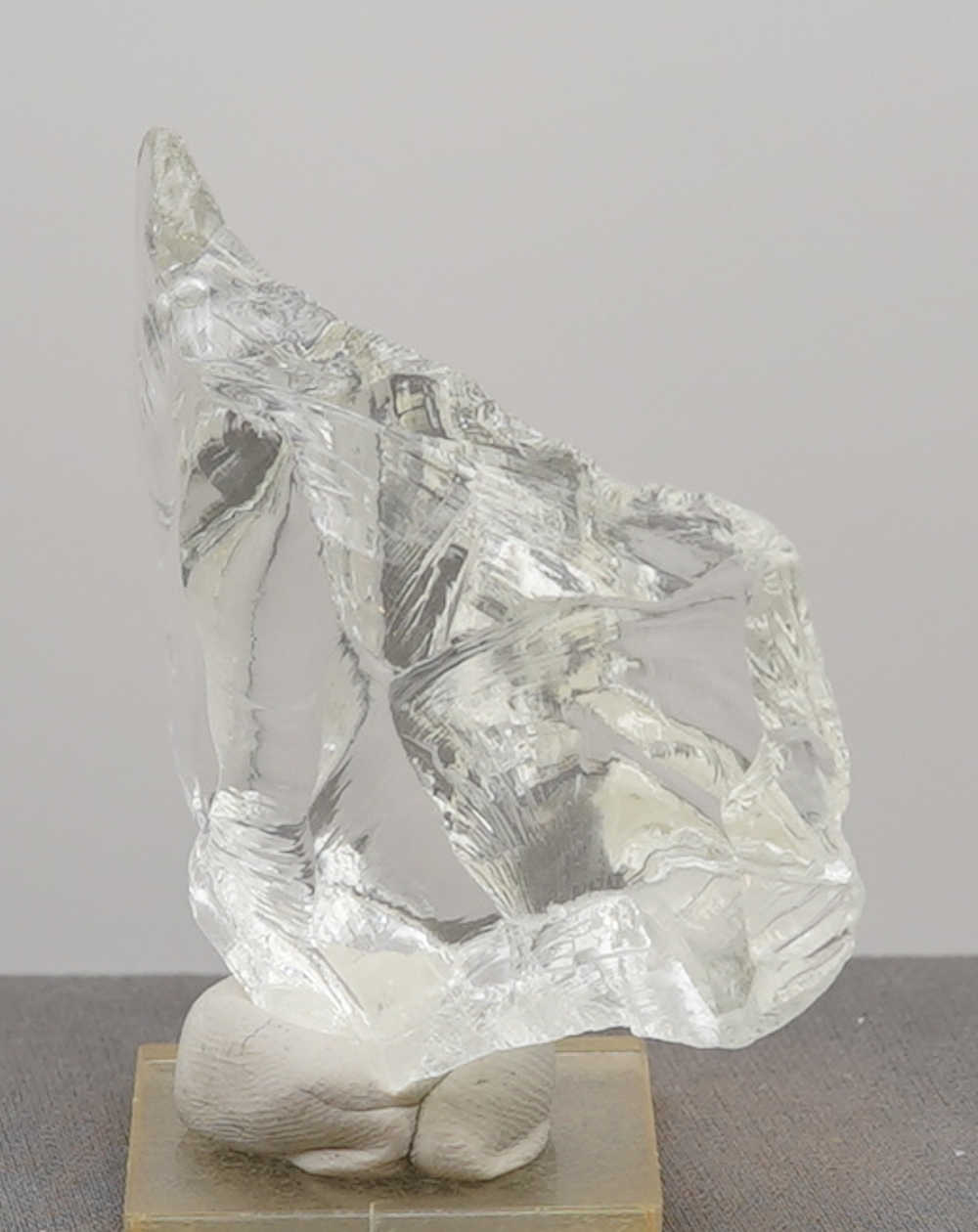 Rare Gem Silver Luna with bubble Monatomic Andara Crystal 81.8 g. - Image 4