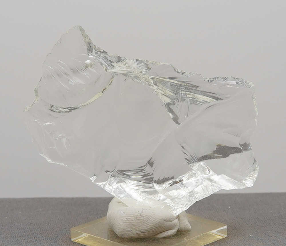 Rare Gem Silver Luna with bubble Monatomic Andara Crystal 81.8 g. - Image 5