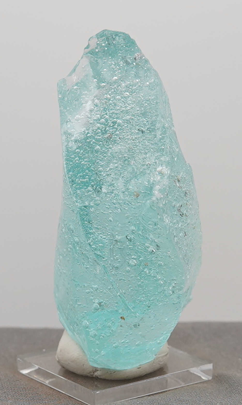 Rare Gem Bleu Topaz Sea Foam "Heart" Monatomic Andara Crystal 182.4 g. - Image 4