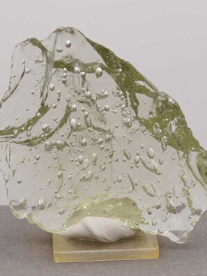 Extremely Rare Gem Celestial Green Gold Sea Foam Monatomic Andara Crystal 109.4 g.
