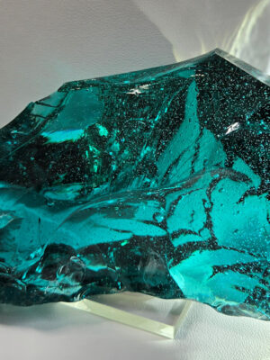 *Extremely Rare* Gem Orion's Grace "Heart" with Sea Foam Monatomic Andara Crystal 368.0 g.