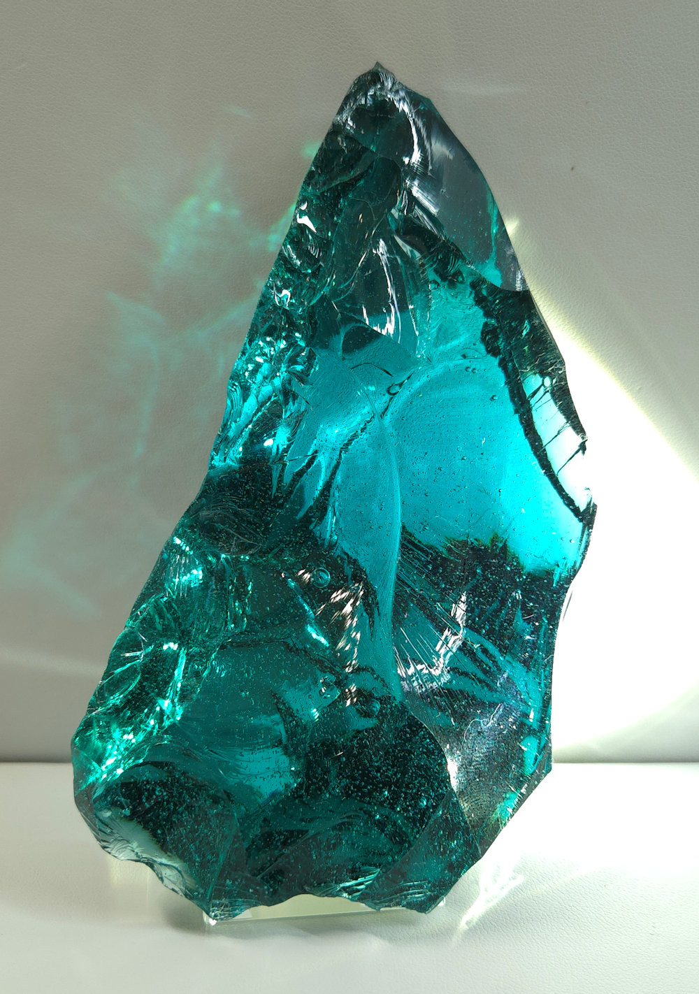 *Extremely Rare* Gem Orion's Grace "Heart" with Sea Foam Monatomic Andara Crystal 368.0 g. - Image 2
