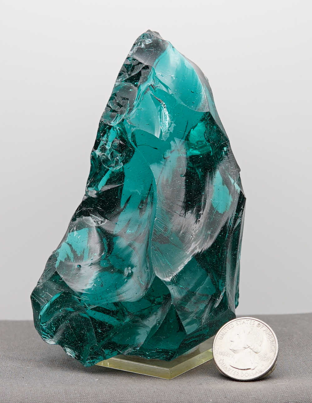*Extremely Rare* Gem Orion's Grace "Heart" with Sea Foam Monatomic Andara Crystal 368.0 g. - Image 15