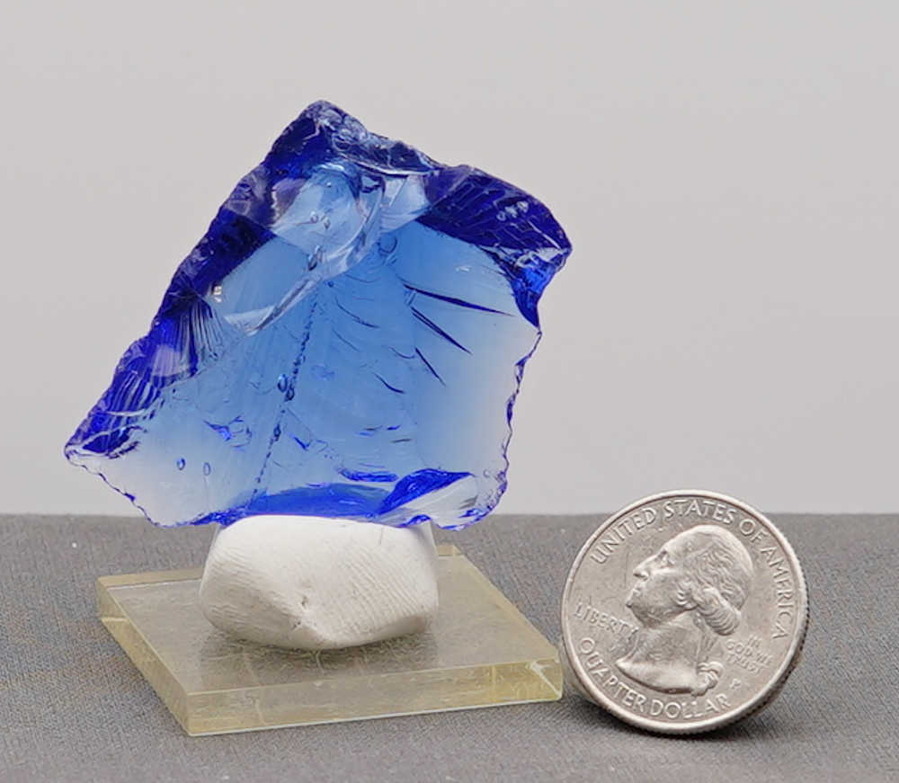 Gem Elestial Sapphire/Tanzanite Fire Monatomic Andara Crystal 21.9 g. - Image 9