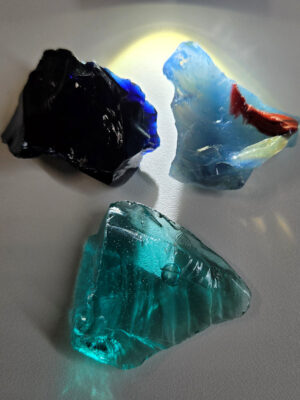 Rare Gem 3 Piece "Sacred Triad" Set Monatomic Andara Crystals 49.9 g.